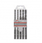 Grąžtų betonui rinkinys Bosch 2608579285; 5/6/7/8/10 mm; 5 vnt.