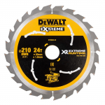 Pjovimo diskas medienai DeWalt DT99565-QZ; 210x1,8x30 mm; Z24; 25&deg;