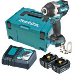 Smūginis veržliasūkis Makita DTW700RTJ; 18 V; 2x5,0 Ah