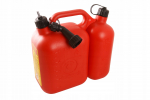 Bakelis kurui laikyti Tecomec 5170901; raudonas (5l) + tepimo alyvos bakelis (2,5l)
