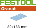 &Scaron;lif. popierius vibro &scaron;lifuokliui Granat; 80x133 mm; P180; 10 vnt.