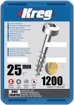 Medvaržtis Kreg SPS-C1; Pan Head; 1''; 25 mm; 1200 vnt.; stambus sriegis