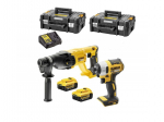 Įrankių rinkinys DeWalt DCK2023M2T-QW (DCH133 + DCF787); 18 V; 2x4,0 Ah akum.