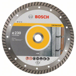 Deimantinis pjovimo diskas Bosch PROFESSIONAL FOR UNIVERSAL TURBO; 230 mm