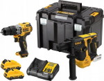 Įrankių rinkinys DeWalt DCK2102L2T-QW (DCH072 + DCD706); 12 V; 2x3,0 Ah akum.