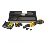 Akumuliatorinė terk&scaron;lė DeWalt DCF500L2G-QW; 12 V; 1/4''-3/8''; 75 Nm; 2x3,0 Ah akum.