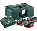 Priedų rinkinys Metabo Basic-Set 685069000; 18 V; 3 x 5.5 Ah LIHD + pakrovėjas ASC 30-36 V