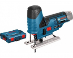 Siaurapjūklis Bosch GST 12V-70 Solo L-Boxx (be akumuliatoriaus ir pakrovėjo)