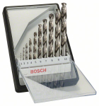 Grąžtų komplektas metalui Bosch HSS-G; 1-10 mm; 10 vnt.