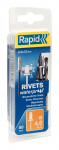 Kniedės Rapid&nbsp;Inox; &Oslash;4 mm; 12 mm; 50 vnt.