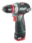 Akumuliatorinis suktuvas-gręžtuvas Metabo PowerMaxx BS BL Q; 12 V; 35 Nm; 2x2 Ah akum.