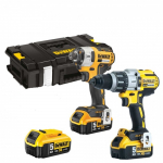 Įrankių rinkinys DeWalt DCK276P3; (DCD996 + DCF887); 18 V; 3x5,0 Ah akum.