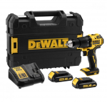 Suktuvas-gręžtuvas DeWalt DCD709L2T-QW; 18 V; 2x3,0 Ah akum.