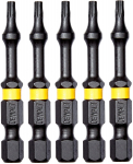 Smūginis sukimo antgalis DeWalt Extreme DT7393T-QZ; T10; 5 vnt.