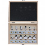 Frezų rinkinys D-53556; 12 vnt.