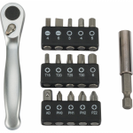 Sukimo antgalių rinkinys Condor Werkzeug C72017; 17 vnt.