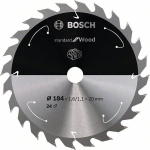 Pjovimo diskas Bosch Standard for Wood 2608837702; 184x20 mm; Z24