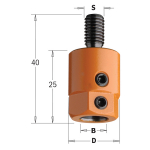 Adapteris CMT 301.000.02; M8