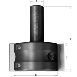 Freza CNC frezavimo staklėms CMT 663.301.11;&nbsp; S=20 mm; D=65 mm, RH