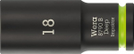 Smūginė sukimo galvutė Wera 05005559001; 3/8''; 18 mm