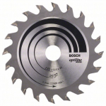 Pjovimo diskas medienai Bosch OPTILINE WOOD; 130x2,4x20,0 mm; Z20; 15&deg;