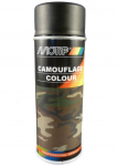 Pur&scaron;kiamas lakas Motip CAMOUFLAGE RAL 9021; 400 ml