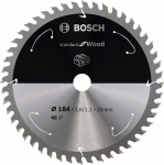 Pjovimo diskas Bosch Standard for Wood 2608837703; 184x20 mm; Z48