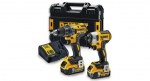 Įrankių rinkinys DeWalt DCK268P2T&nbsp;(DCD791 + DCF887); 18 V; 2x5,0 Ah akum.