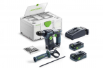 Akum. perforatorius&nbsp; Festool BHC 18 HPC 4,0 I-Plus; 18 V; 2x4,0 Ah akum.