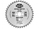 Pjovimo diskas medienai CMT K21624M; 216x30 mm; Z24; -5&deg;