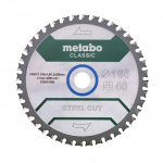 Pjovimo diskas Metabo FZ/FA STEEL CUT/SANDWICH PANEL CLASSIC 165x20x40 mm; 4&deg;