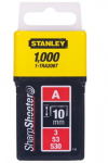 Kabės Stanley; 11,3x10 mm; 1000 vnt.; tipas A; plieno