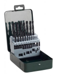 Grąžtų komplektas metalui Bosch HSS-R; 1-10 mm; 19 vnt.
