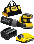 Ekscentrinis &scaron;lifuoklis Stanley SFMCW220D1S-QW; 18 V; 1x2,0 Ah akum.