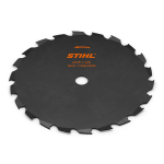 Diskas krūmapjovėms Stihl WoodCut; 225x20 mm; Z22