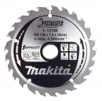 Pjovimo diskas Makita E-12108; 136x1,4x20 mm; Z25; 23&deg;