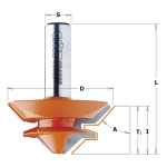 Sujungimų freza CMT; S=12 mm; D=70 mm