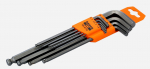 &Scaron;e&scaron;iakampių raktų rinkinys Bahco BE-9770; 1,5-10 mm; 9 vnt.