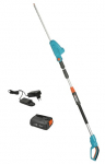 Teleskopinės gyvatvorių žirklės Gardena THS 42/18V P4; 18 V; 1x2,5 Ah; 42 cm ilgio; akumuliatorinės