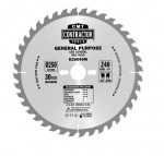 Pjovimo diskas medienai CMT K16524H; 165x20 mm; Z24; 15&deg;