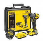 Smūginis veržliasūkis Stanley SFMCF830D2K-QW; 18 V; 2x2,0 Ah akum.