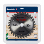 Pjovimo diskas medienai Specialist Wood; 150x1,4x20/16 mm; Z30