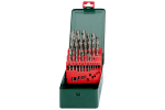 Grąžtų komplektas metalui Metabo HSS-G; 1-13 mm; 25 vnt.
