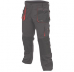 Kelnės Yato YT-80151; XXL; juodos/raudonos