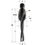 Grąžtas medienai CMT; S=M10/30&deg;; D=10x40 mm