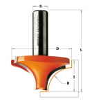 Nuožulnų freza CMT 727.060.11; 23/12 mm; su guoliu