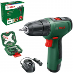 Suktuvas-gręžtuvas Bosch EasyDrill 1200; 12 V; 1x1,5 Ah akum. + priedai