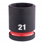 Smūginė sukimo galvutė Milwaukee Shockwave; 1/2''; 21 mm