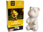 Drožinėjimo rinkinys BeaverCraft DIY05; figūrėlių drožinėjimui pradedantiesiems