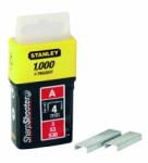 Kabės Stanley; 11,3x4 mm; 1000 vnt.; tipas A; galvanizuotos